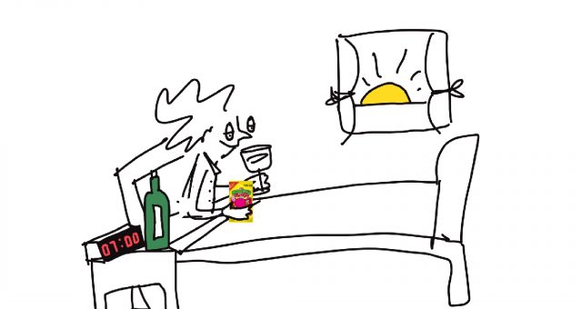 Happy hour is getting earlier and earlier in my house…